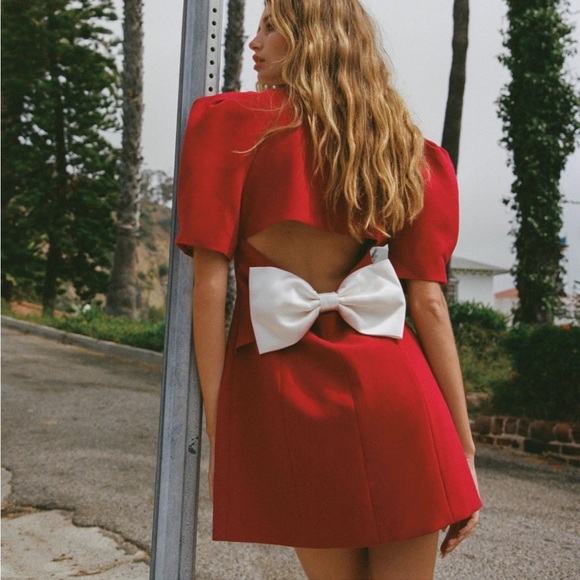 NWT Nana Jacqueline Alia Dress in Red - Picture 2 of 4